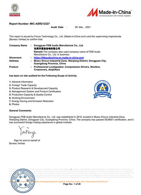 Audit d'usine-rapport-by-bv